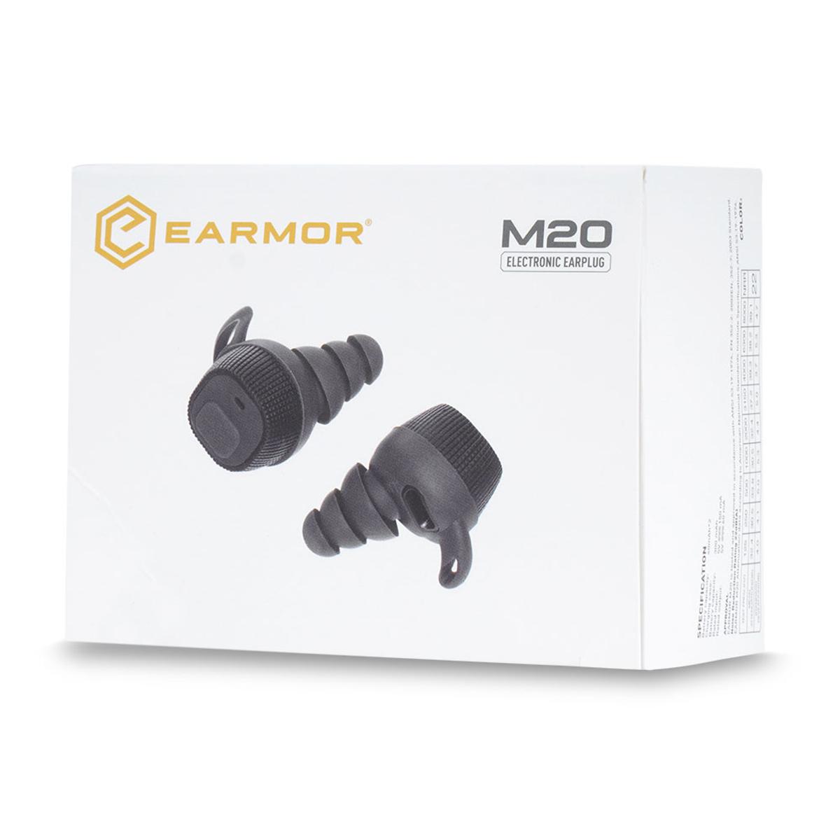 earmor zatyczki aktywne m20 black m20 bk