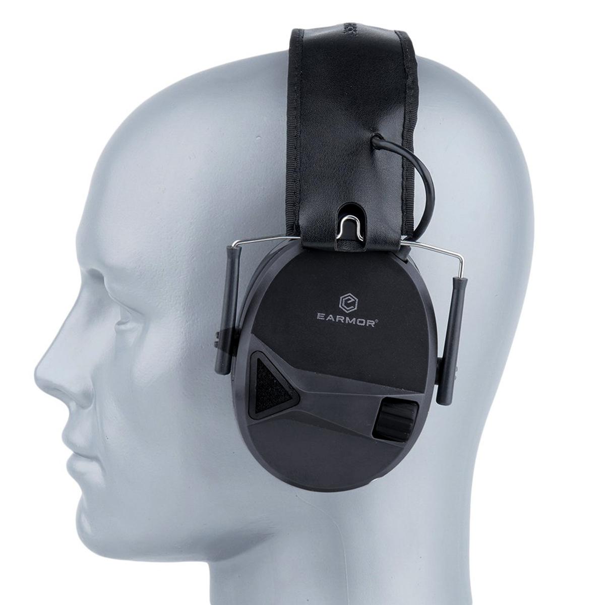 earmor sluchawki aktywne m30 black m30 bk
