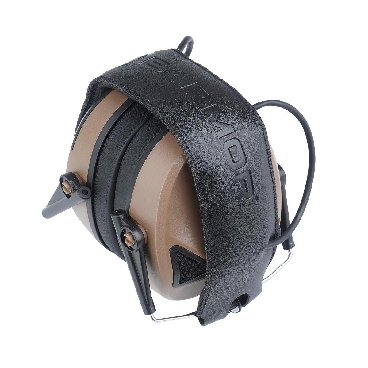 earmor sluchawki aktywne m30 coyote brown m30 cb