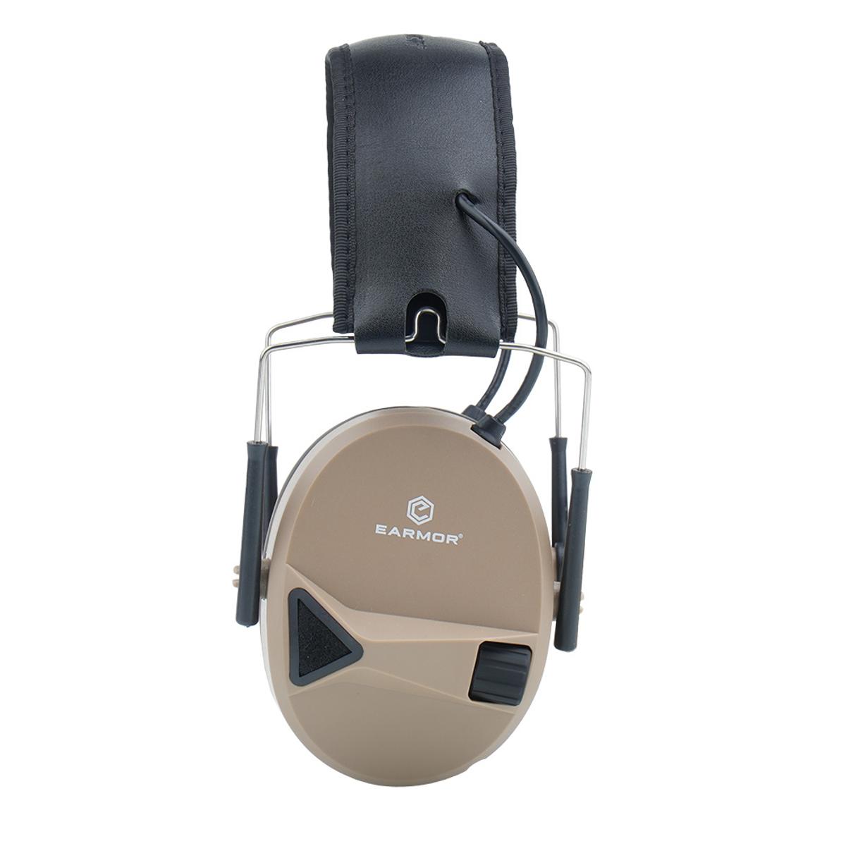 earmor sluchawki aktywne m30 coyote tan m30 ct