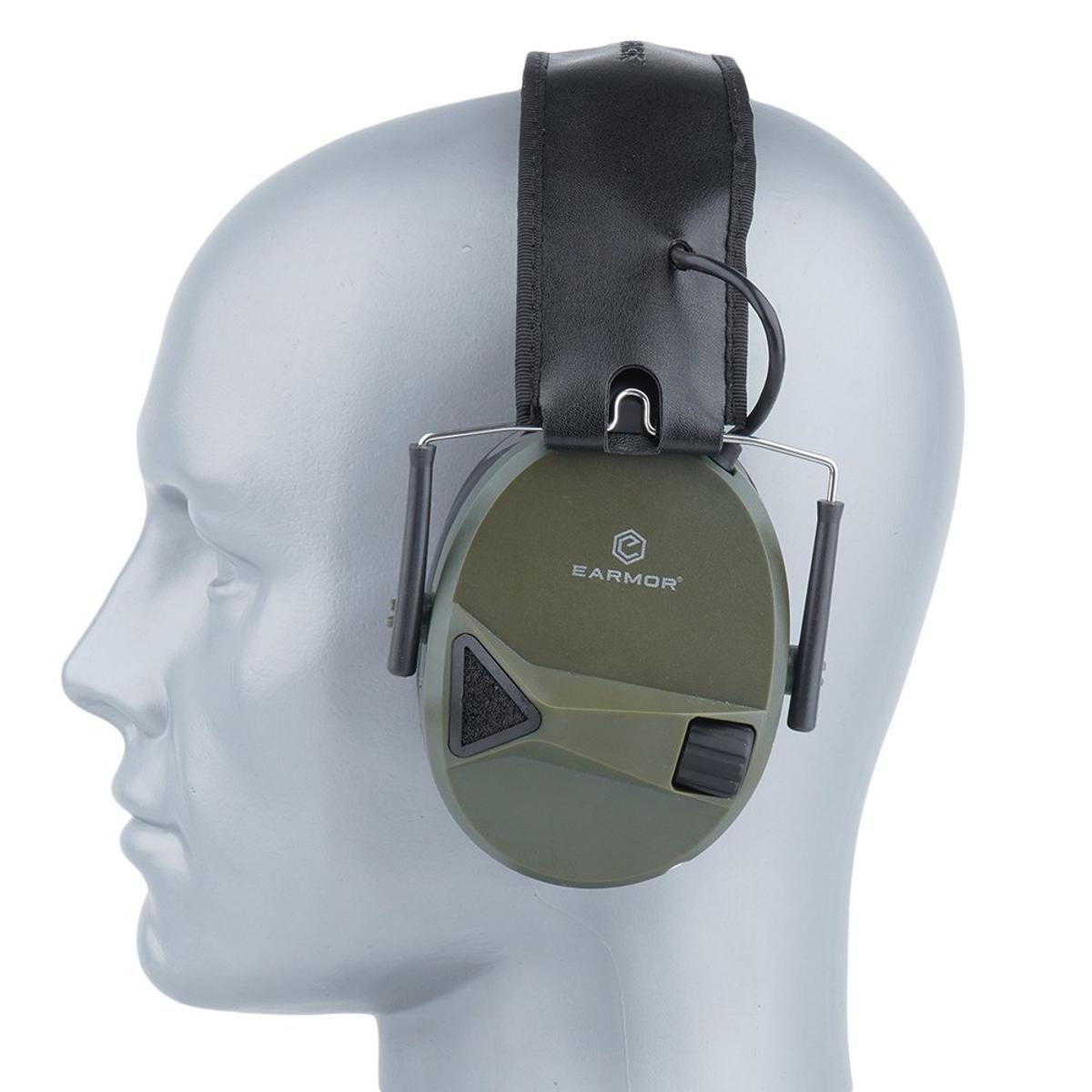 earmor sluchawki aktywne m30 foliage green m30 fg