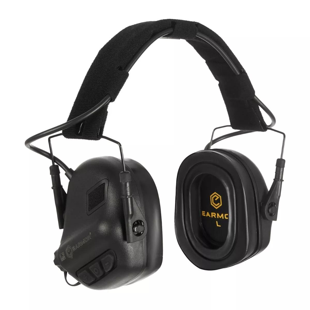 earmor sluchawki aktywne m31 plus czarne m31 bk plus