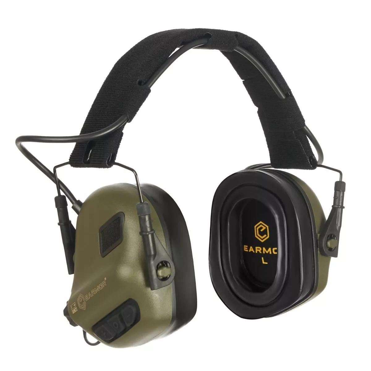earmor sluchawki aktywne m31 plus foliage green m31 fg plus