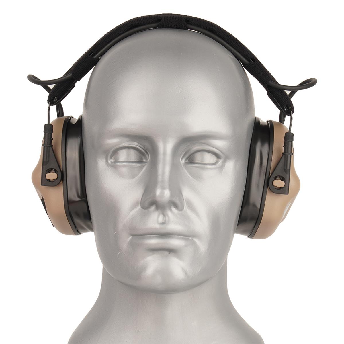 earmor sluchawki aktywne m31 plus coyote tan m31 tn plus