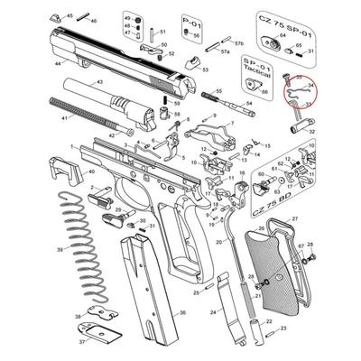 eemann tech sprezyna szyny spustowej competition 15 cz75 cz85 shadow 2 et 131201