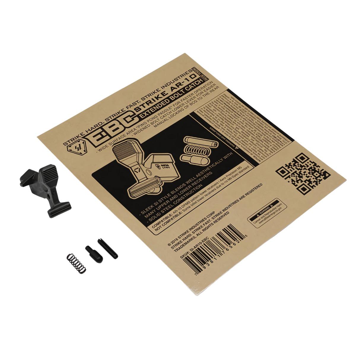 strike industries dzwignia zwalniacza zamka enhanced bolt catch dla ar10 czarny si ar10 ebc
