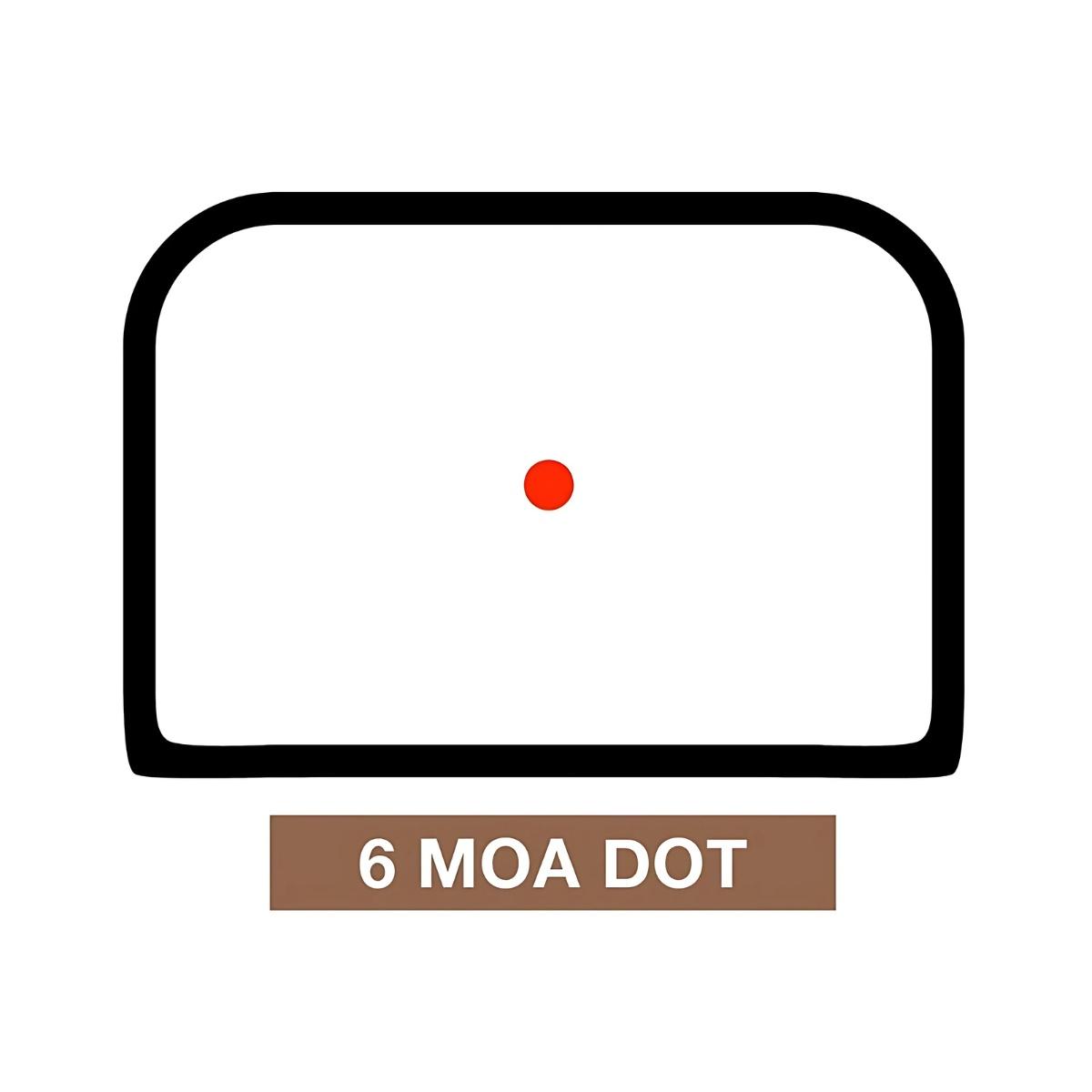 eotech kolimator pistolety eflx 6 moa tan