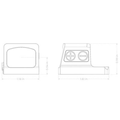 holosun kolimator eps mrs red dot solar panel eps rd mrs