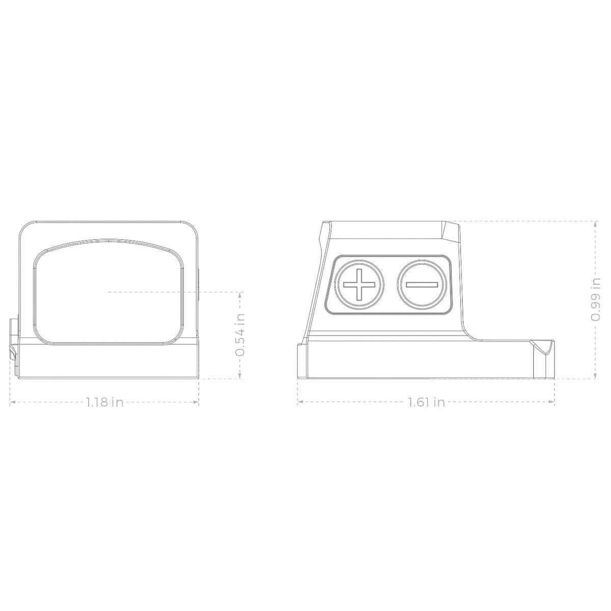 holosun kolimator eps mrs red dot solar panel eps rd mrs