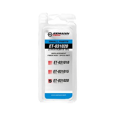 eemann tech swiatlowod 2 szt czerwony 2mm et 031020