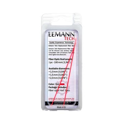 eemann tech swiatlowod 2 szt czerwony 2mm et 031020