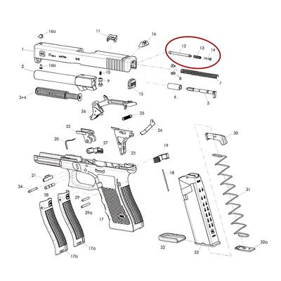 eemann tech zespol osi wyciagu do glock 9mm et 122025