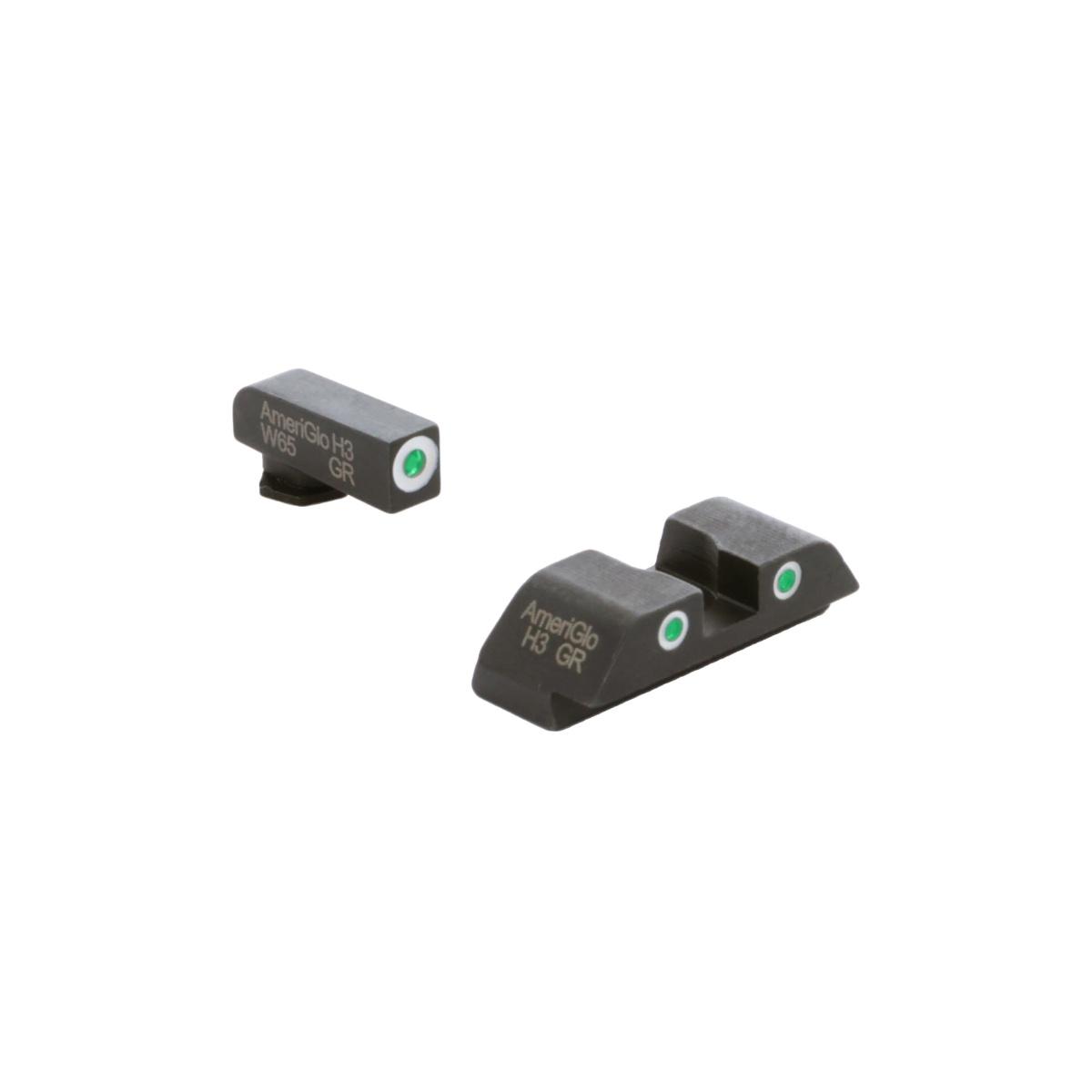 ameriglo przyrzady celownicze classic tritium green glock gl 5113