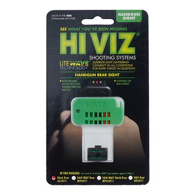 hiviz szczerbinka swiatlowodowa do pistoletow glock 42 43 gllw11