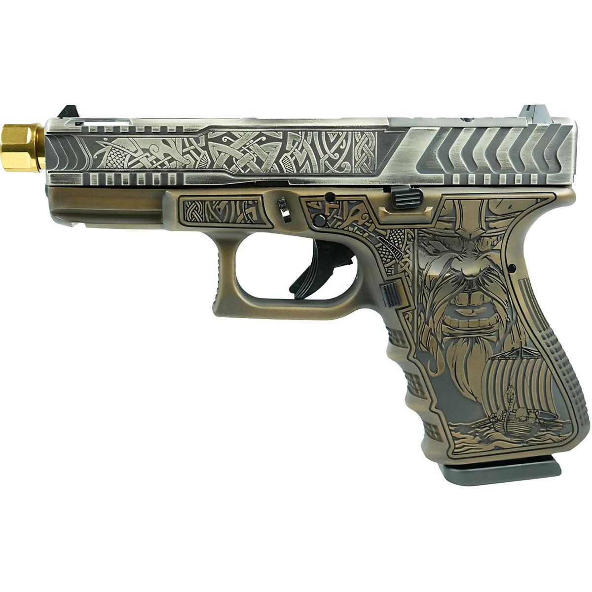 pistolet glock 19 gen 3 viking gold druga lufa w zestawie kat b5