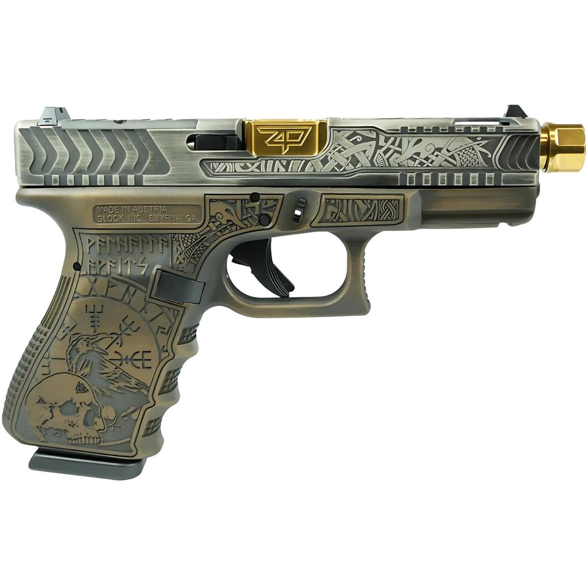 pistolet glock 19 gen 3 viking gold druga lufa w zestawie kat b5