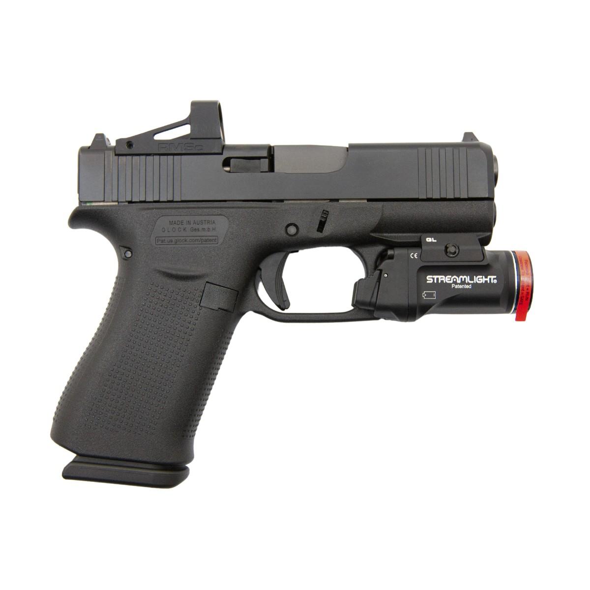 glock 43x combo z kolimatorem shield rmsc i latarka streamlight tlr 7 74165