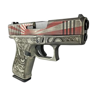 glock 43x samurai warrior rising sun