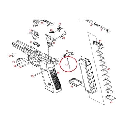 glock sprezyna zatrzasku magazynka 39543 280