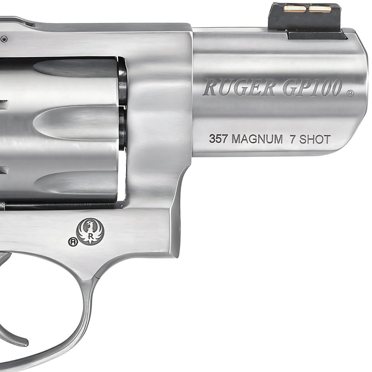 ruger gp100 stainless 2 5 357magnum 38spec 1774