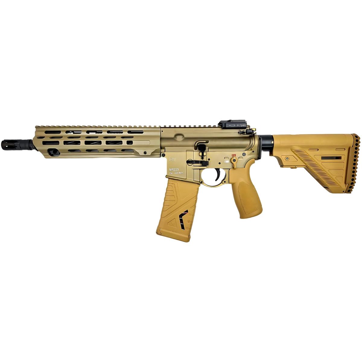 heckler koch mr223 11 hkey green brown lightweight loze m lok ryflowana lufa