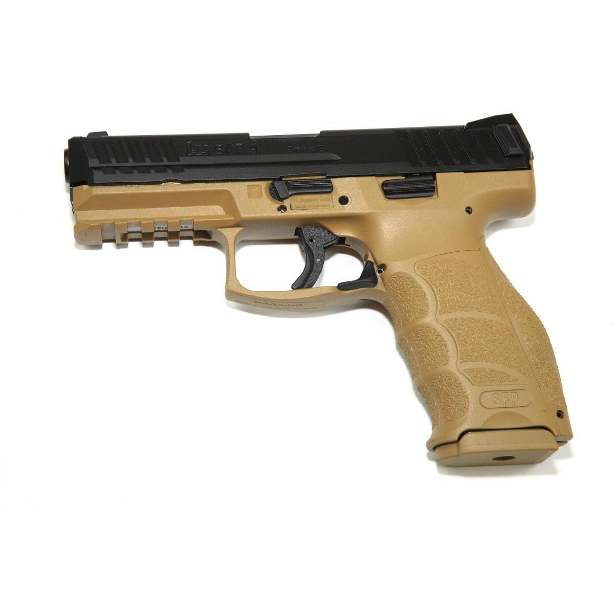 heckler koch sfp9 sf or pb green brown ral8000