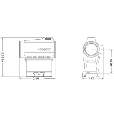 primary arms kolimator holosun hs503 g acss