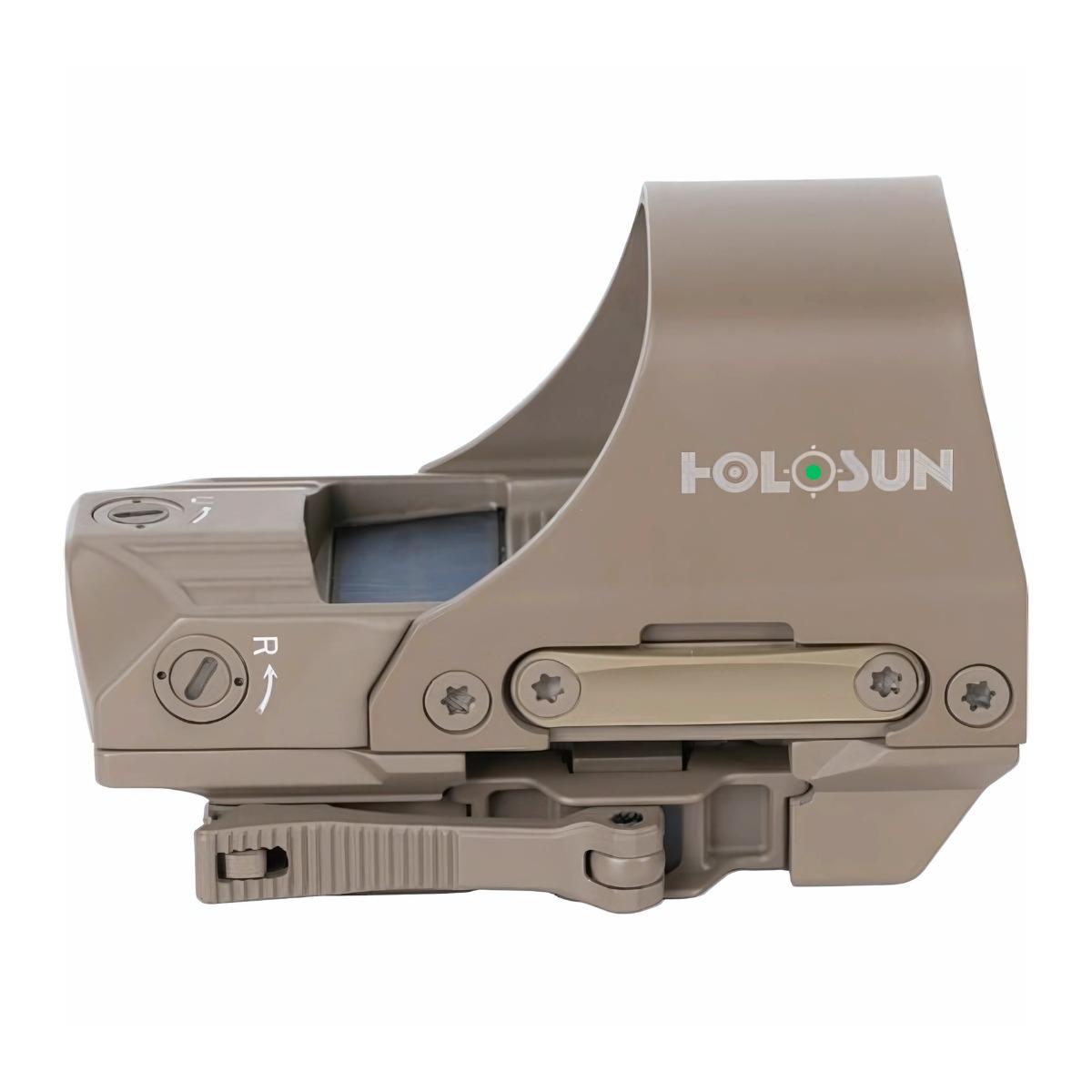 holosun kolimator he510c gr fde multi reticle green dot solar panel