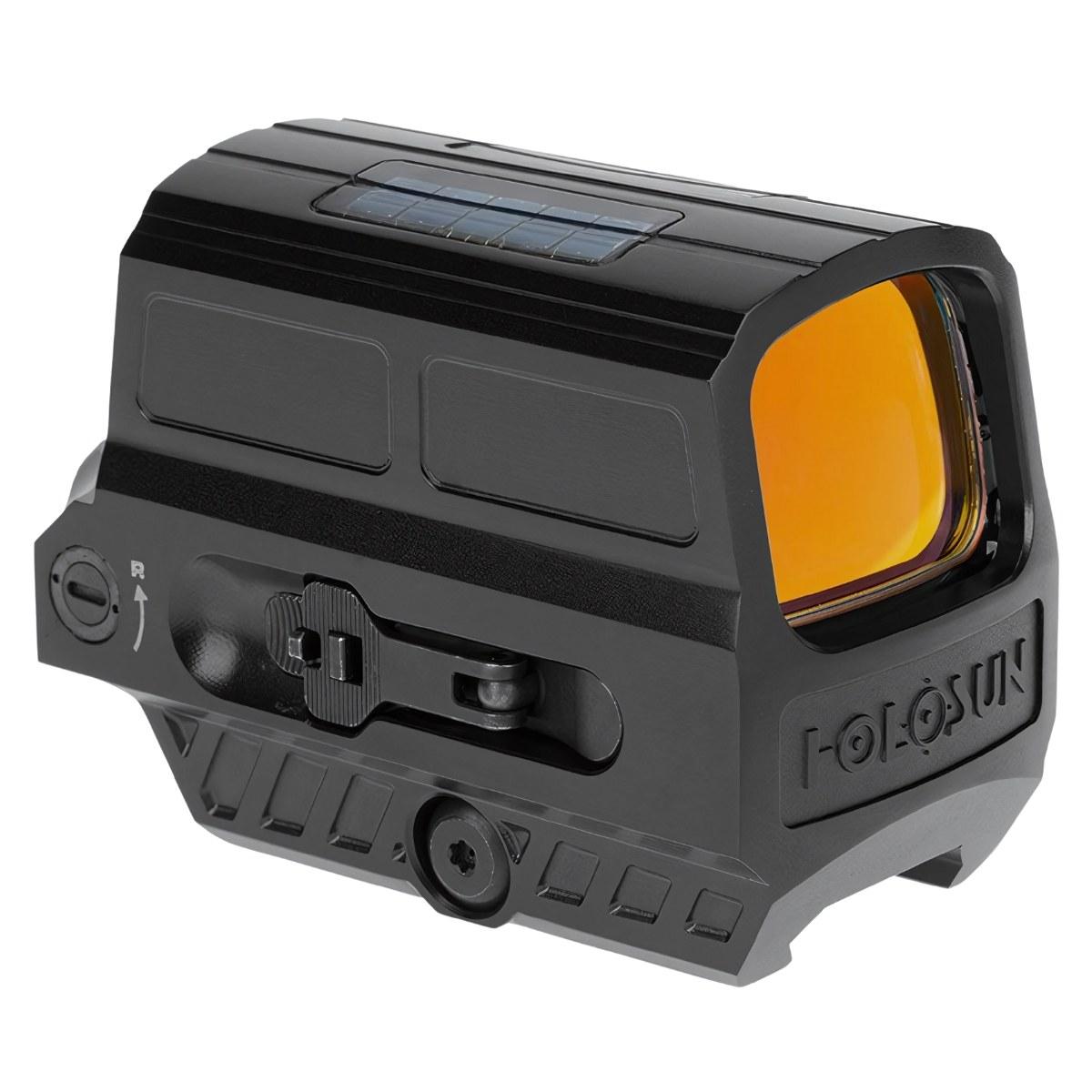 holosun kolimator enclosed reflex sight he512c gd gold dot multi reticle solar panel