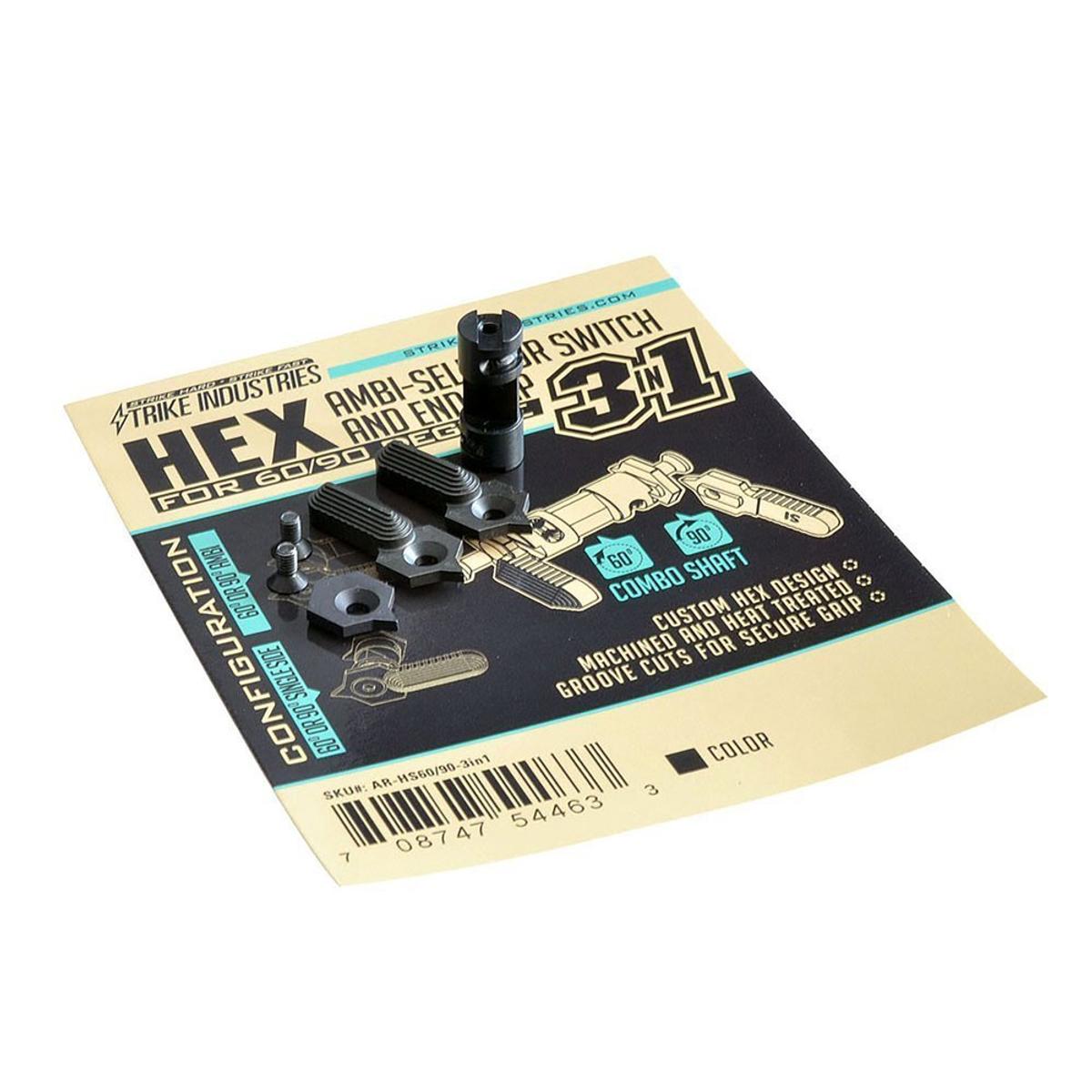 strike industries selektor ognia hex switch 60 90 3w1 ar hs60 90 3in1