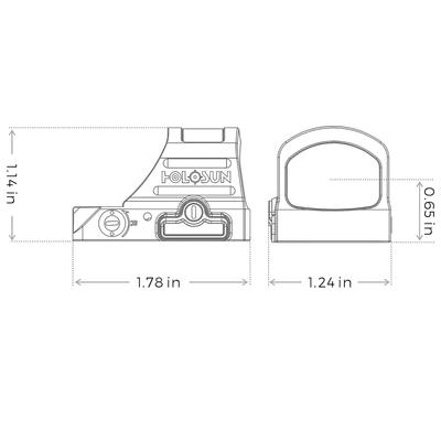 primary arms kolimator holosun hs507c x2 vulcan hs507c x2 acss