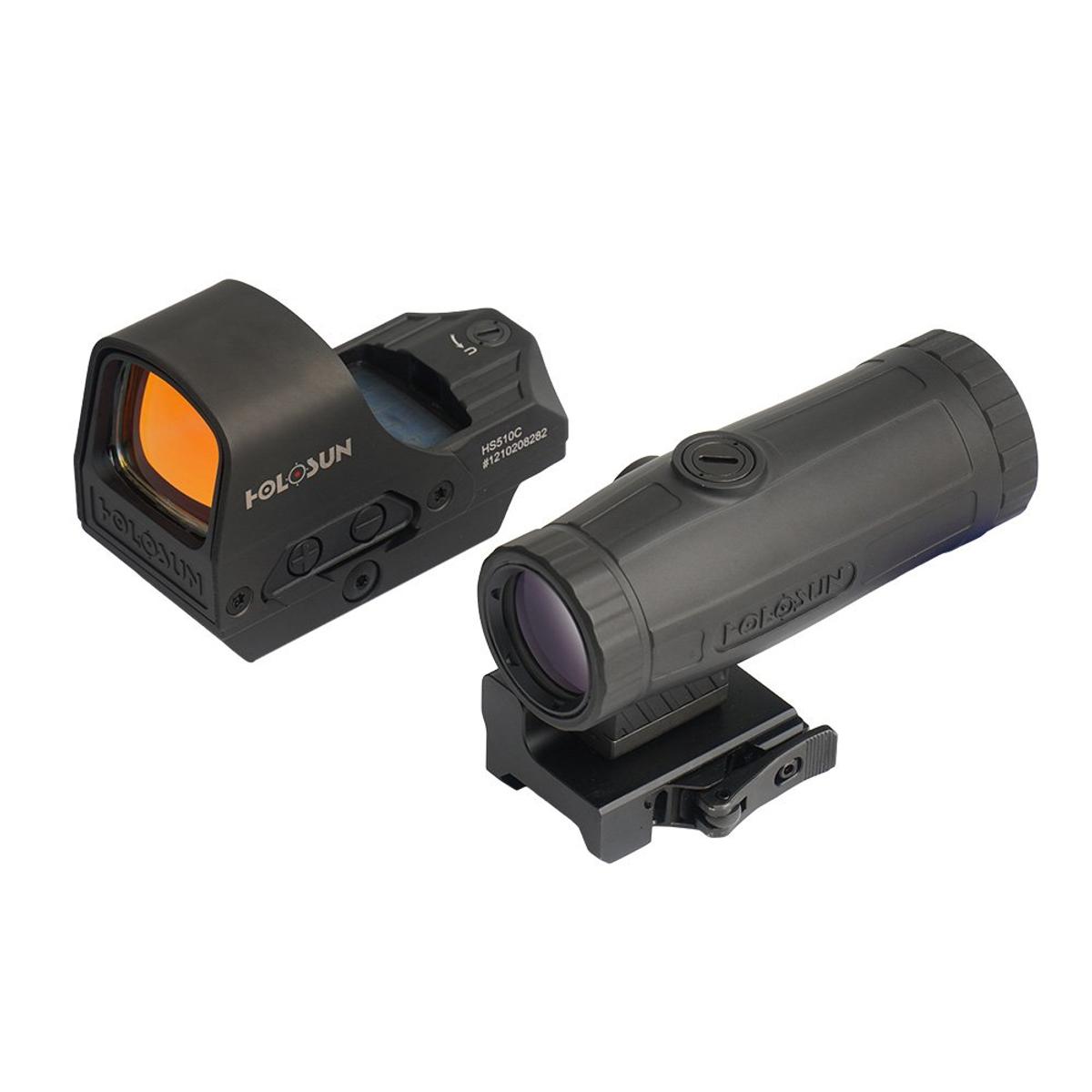 holosun zestaw kolimatora hs510c z powiekszalnikiem hm3x montaz qd