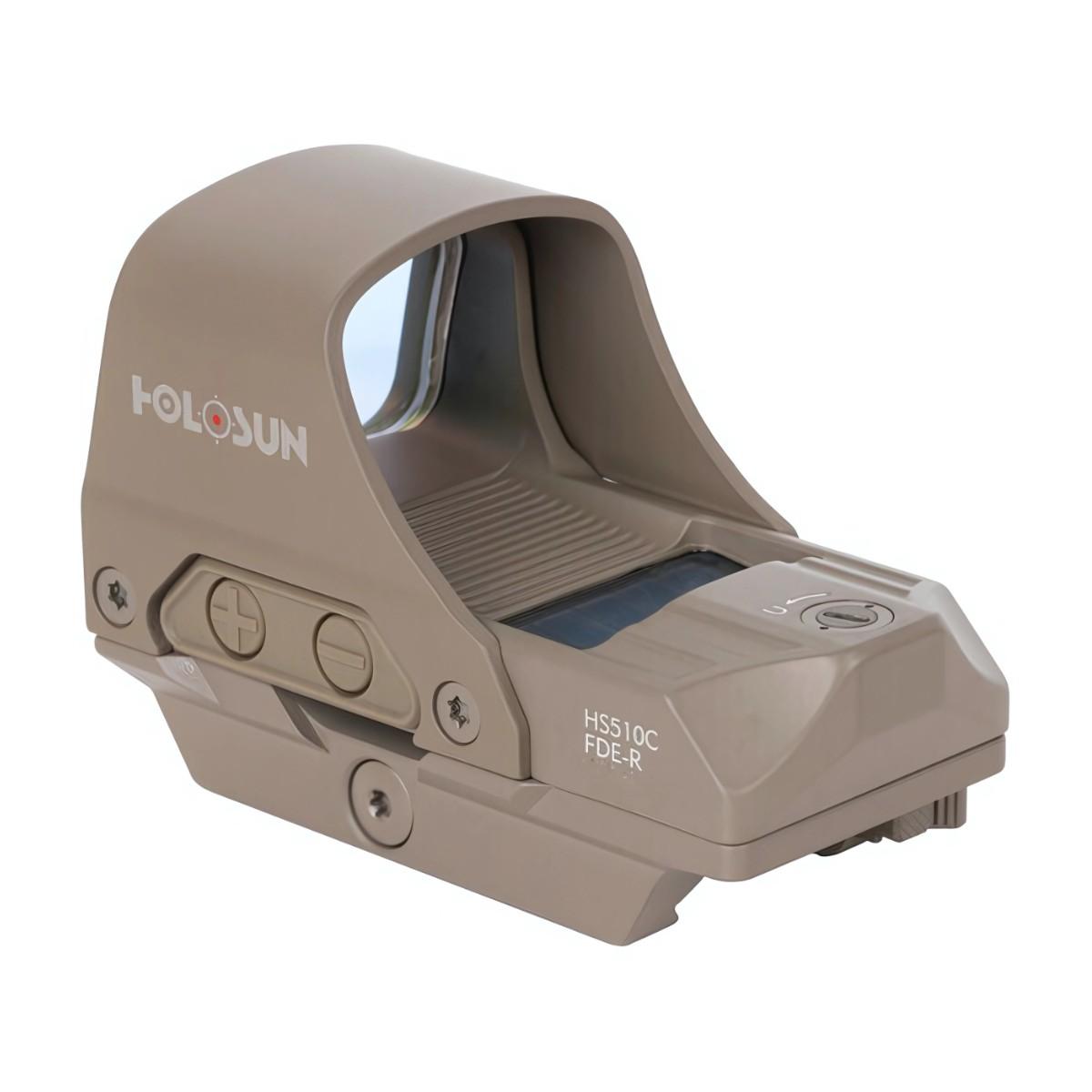 holosun kolimator hs510c multi reticle red dot fde solar panel
