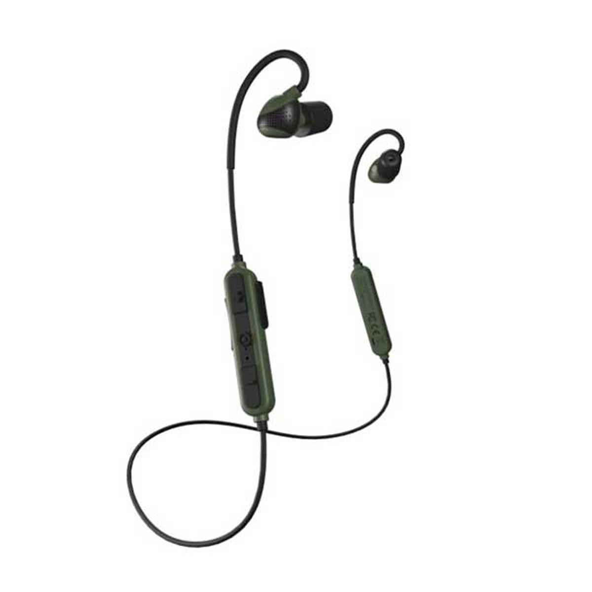 isotunes zatyczki aktywne do uszu advance z bluetooth oliwkowo czarne it 36