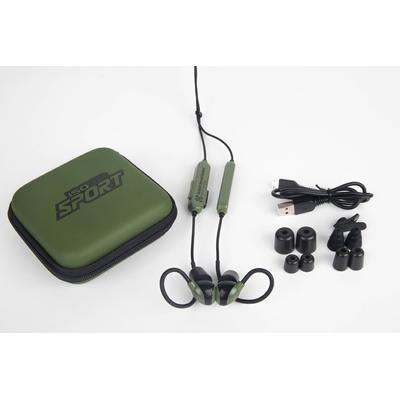 isotunes zatyczki aktywne do uszu advance z bluetooth oliwkowo czarne it 36