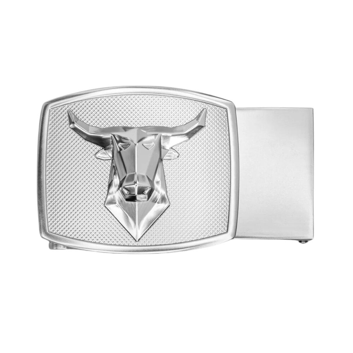 kore pas essentials bull buckle brown buffalo leather gun belt