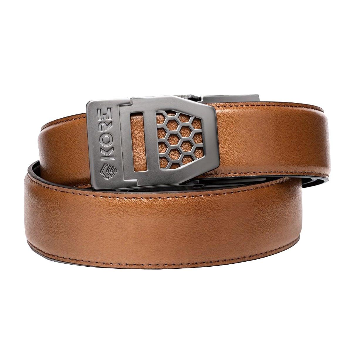 kore pas strzelecki essentials leather gun belt x6 tan