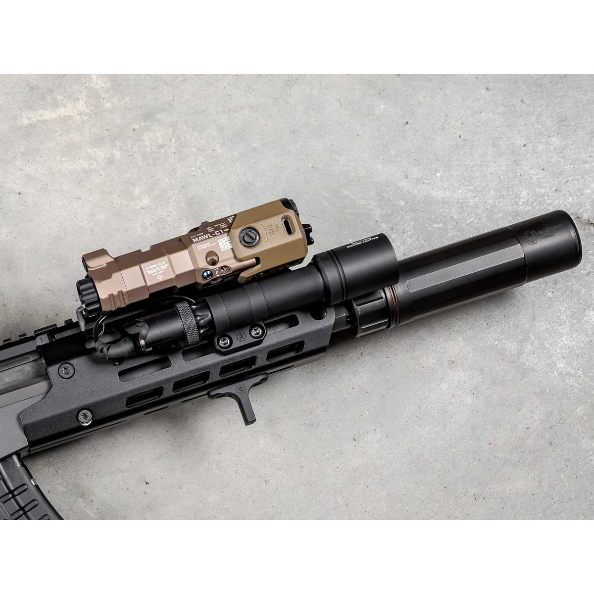 arisaka latarka 18650 series light z glowica malkoff e2xtl czarna bez wlacznika