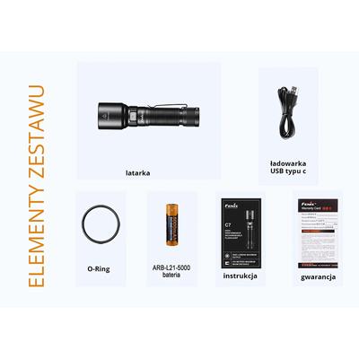 fenix latarka edc 3000 lumenow c7