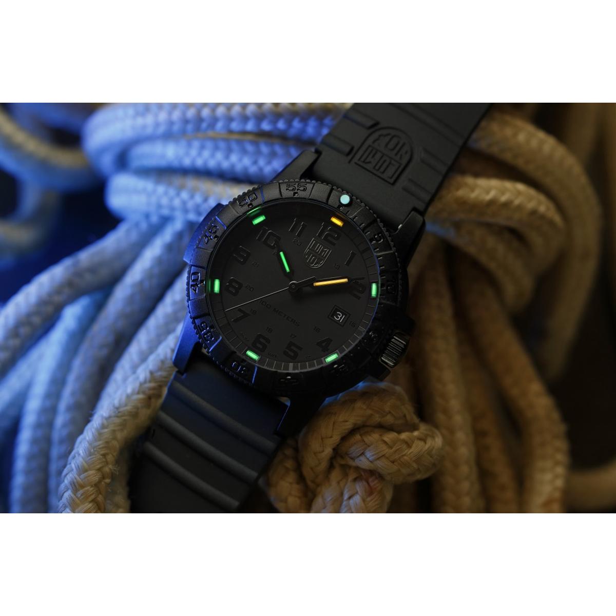 luminox zegarek leatherback sea turtle giant 0320 series blackout xs 0321 bo l