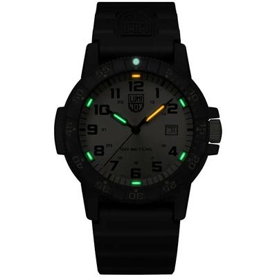 luminox zegarek leatherback sea turtle giant 0320 series gold dial xs 0325 gp