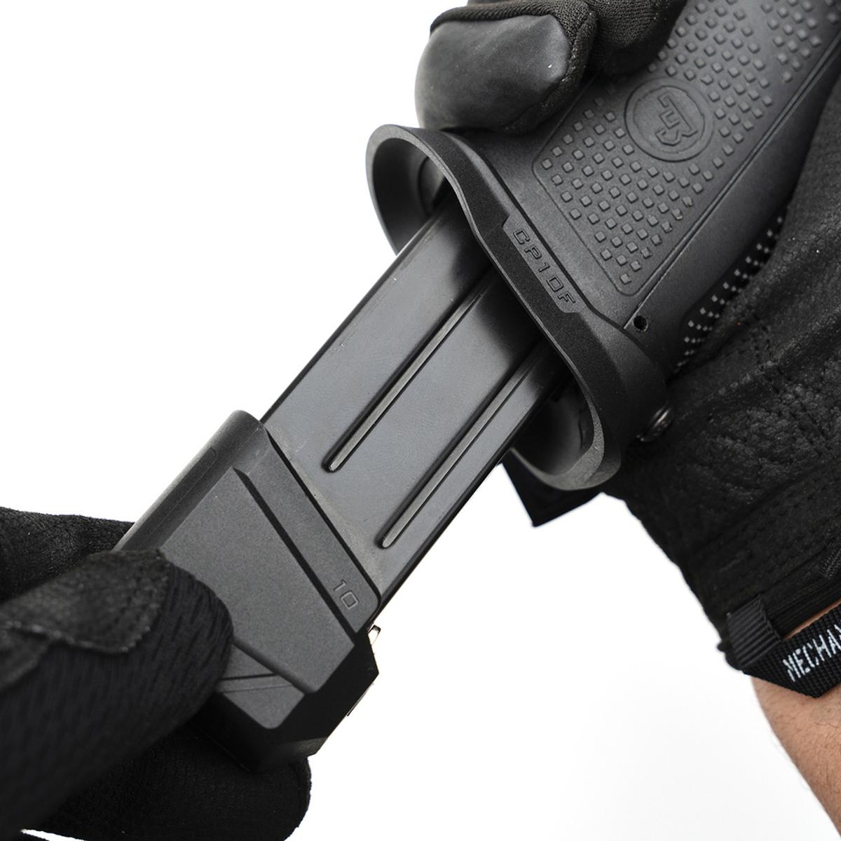 strike industries powiekszony lejek magazynka do pistoletu cz p 10 f czarny si czp10f magwell