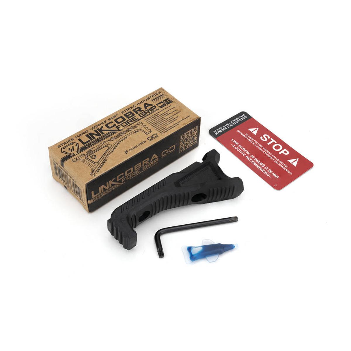 strike industries chwyt keymod m lok link cobra czarny si ar cms cfg bk