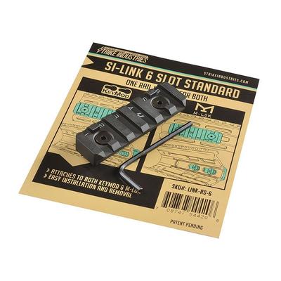 strike industries szyna link keymod m lok 6 bramek czarny link rs 6
