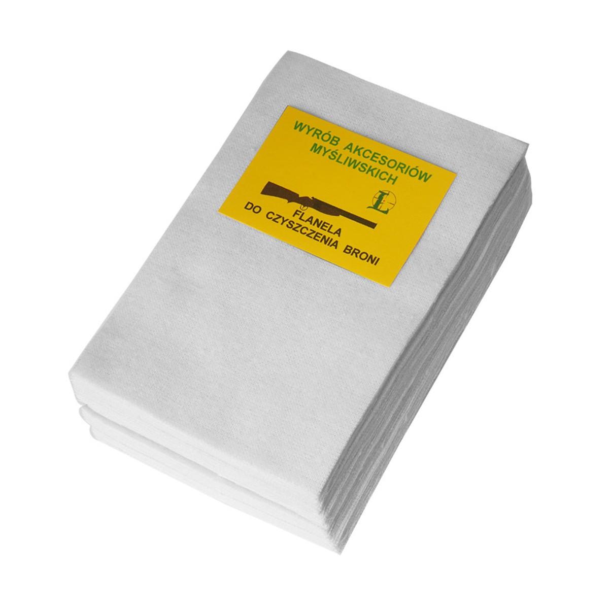 luszczek flanela do czyszczenia broni 10x15cm 50 sztuk 4 008