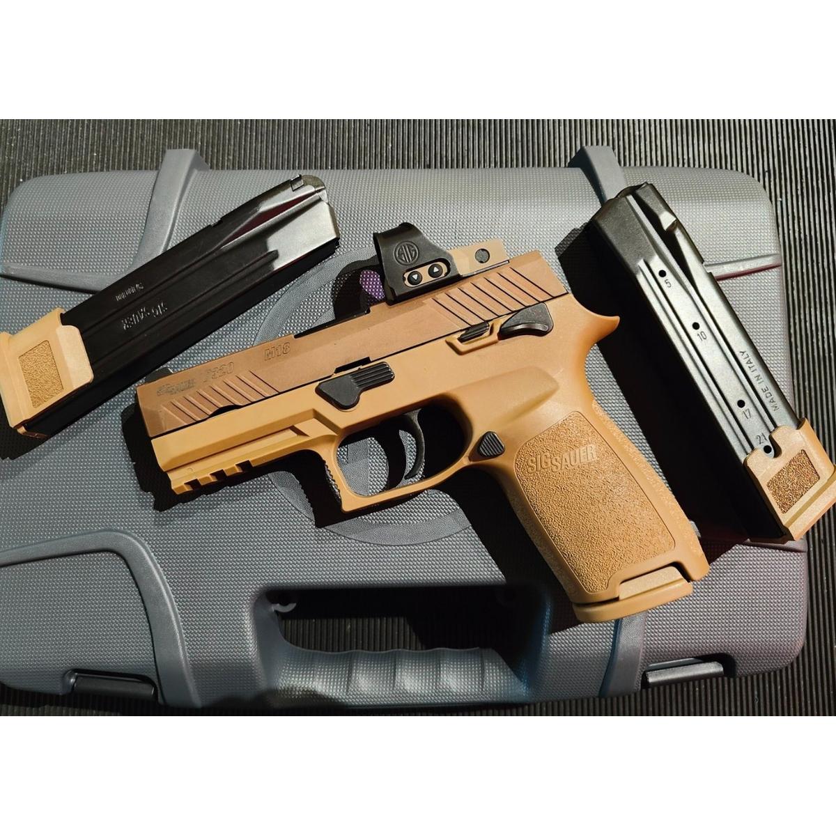 sig sauer p320 m18 sig sauer romeo 1 pro 6 moa fde jak nowy