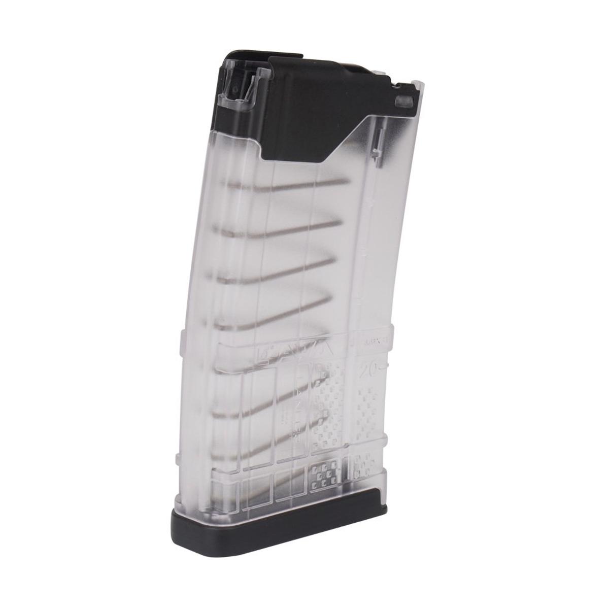 lancer systems magazynek 20 nab do platformy ar15 translucent clear l5awm20