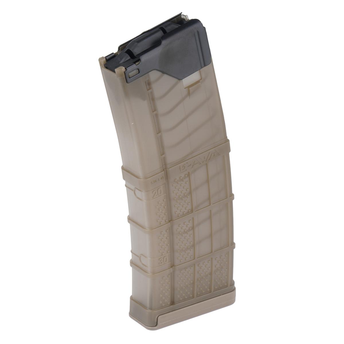 lancer systems magazynek 30 nab do platformy ar15 translucent fde l5awm30