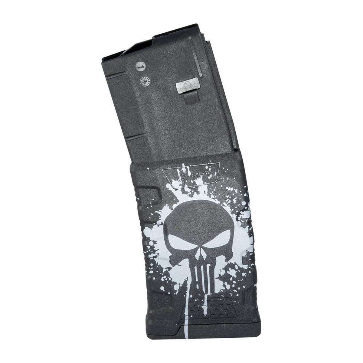 mft magazynek 30 nab do platformy ar15 extreme duty punisher skull exdpm556d pss wh