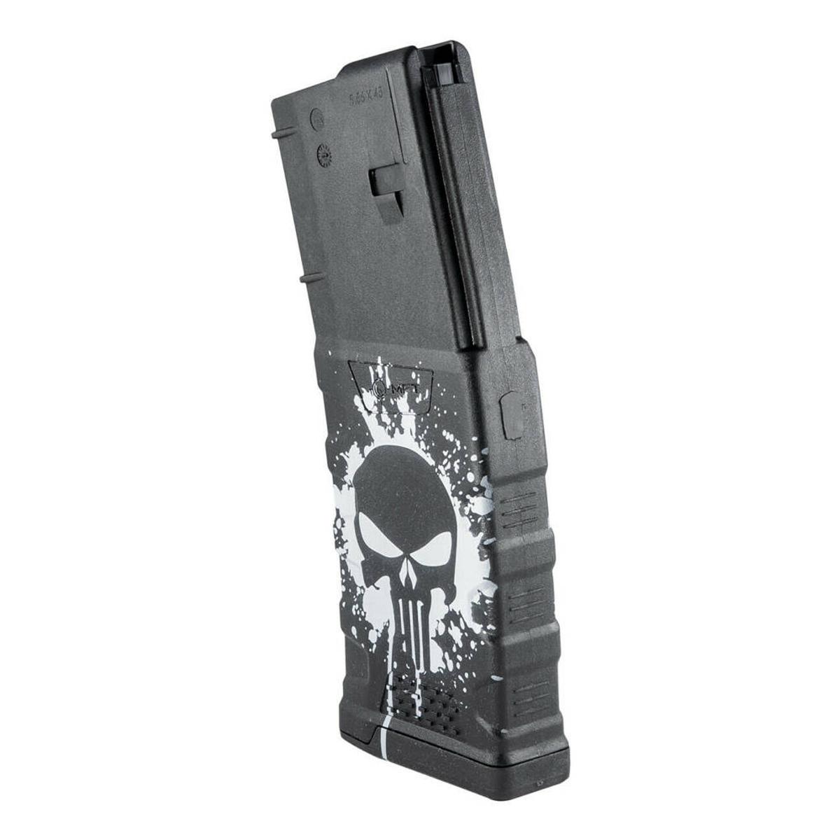 mft magazynek 30 nab do platformy ar15 extreme duty punisher skull exdpm556d pss wh